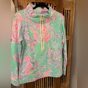 Lilly Pulitzer Colorful Quarter-Zip Pullover